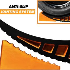 Alternative view of CARMTEK Camper Leveler Premium Kit – Curved RV Levelers with Camper Wheel Chocks, Rubber Mats and Carry Bag | Faster Camper Leveling Than RV Leveling Blocks