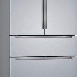 Alternative view of Bosch – 800 Series 20.5 Cu. Ft. 4-Door French Door Counter-Depth Smart Refrigerator – Stainless steel