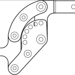 Alternative view of Rhino Hitch RHI2BA10K – 10K LB, 7 Drop Hitch w/ 2 Shank, Adjustable Aluminum Trailer Hitch & 2 Ball Convert-A-Ball Set