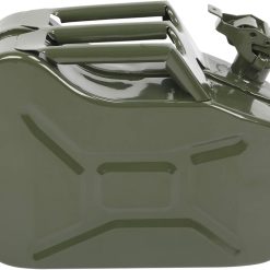 Alternative view of Portable 10L 2.5 Gallon Metal Gas-Fuel Cold-rolled Plate-Diesel Tank Bucket with Pipe US(Green 1)
